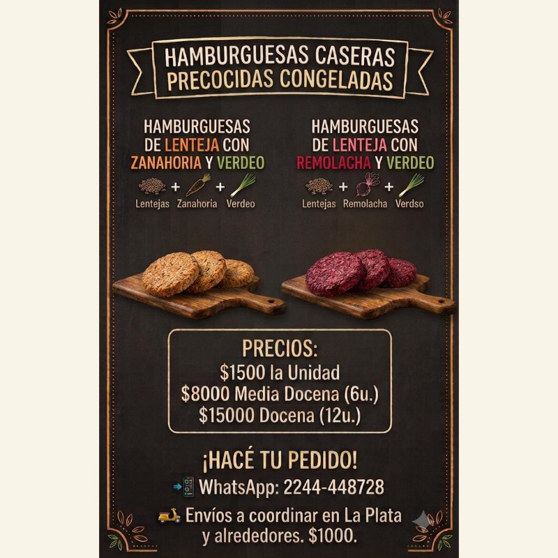 Hamburguesas artesanales